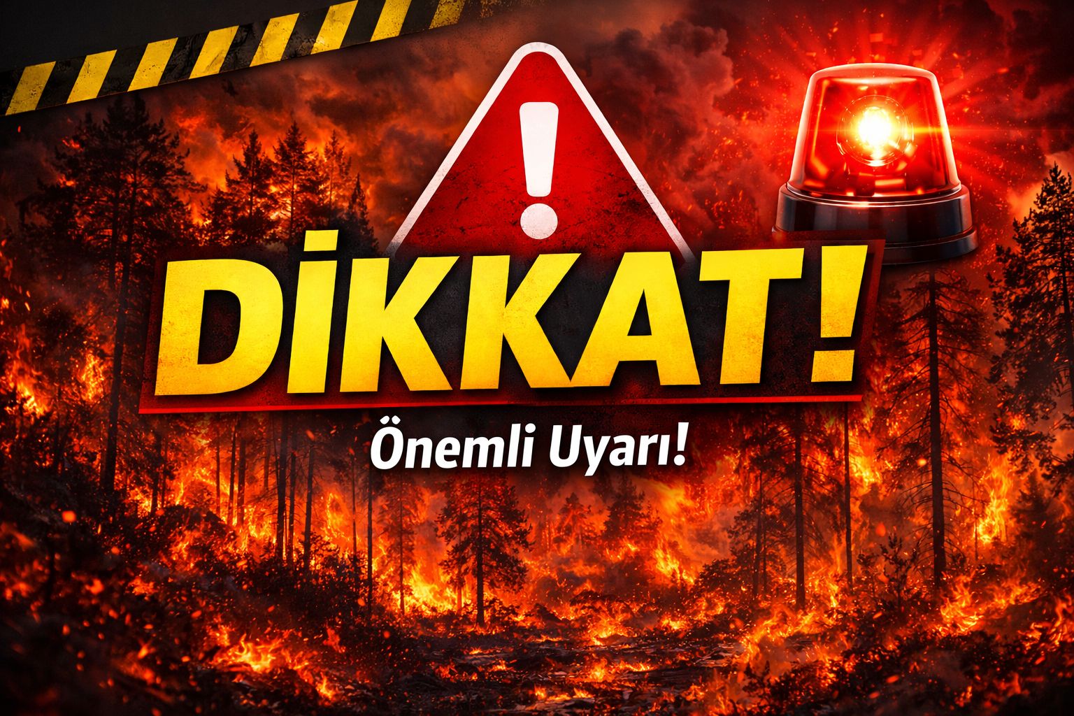 ÖZ ORMAN İŞ GENEL BAŞKANI ASLANDAN YANGIN UYARISI!