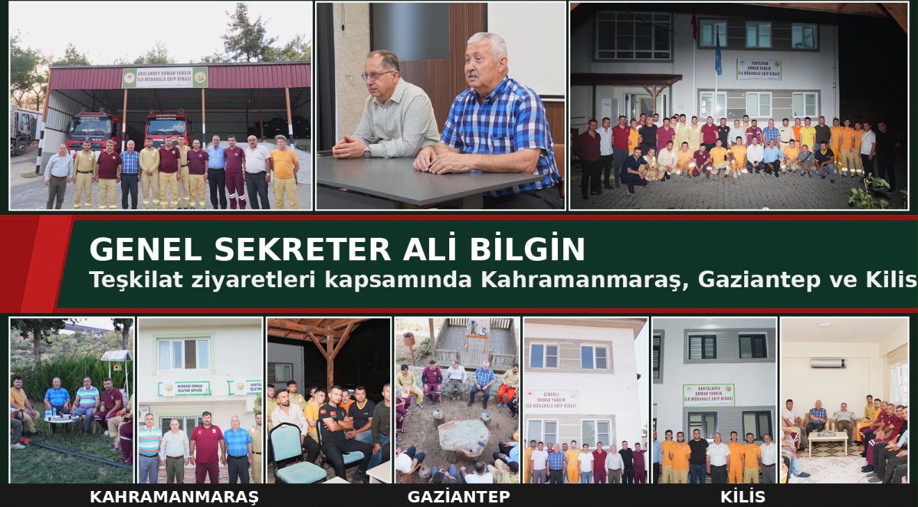 BİLGİN, MARAŞ, ANTEP, KİLİS İŞÇİLERİNİ ZİYARET ETTİ